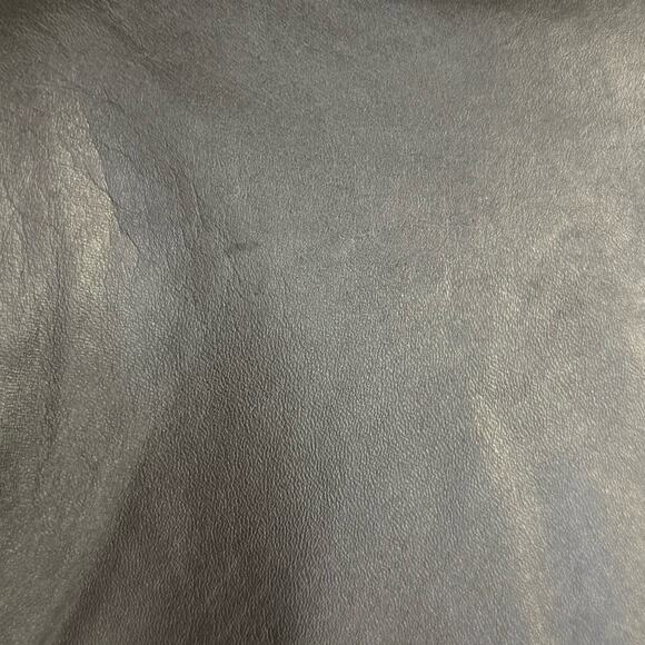 ELITE Black Genuine Leather Zip Up Collared Classic Y2K Jacket Men's XL Vintage - Picture 11 of 13